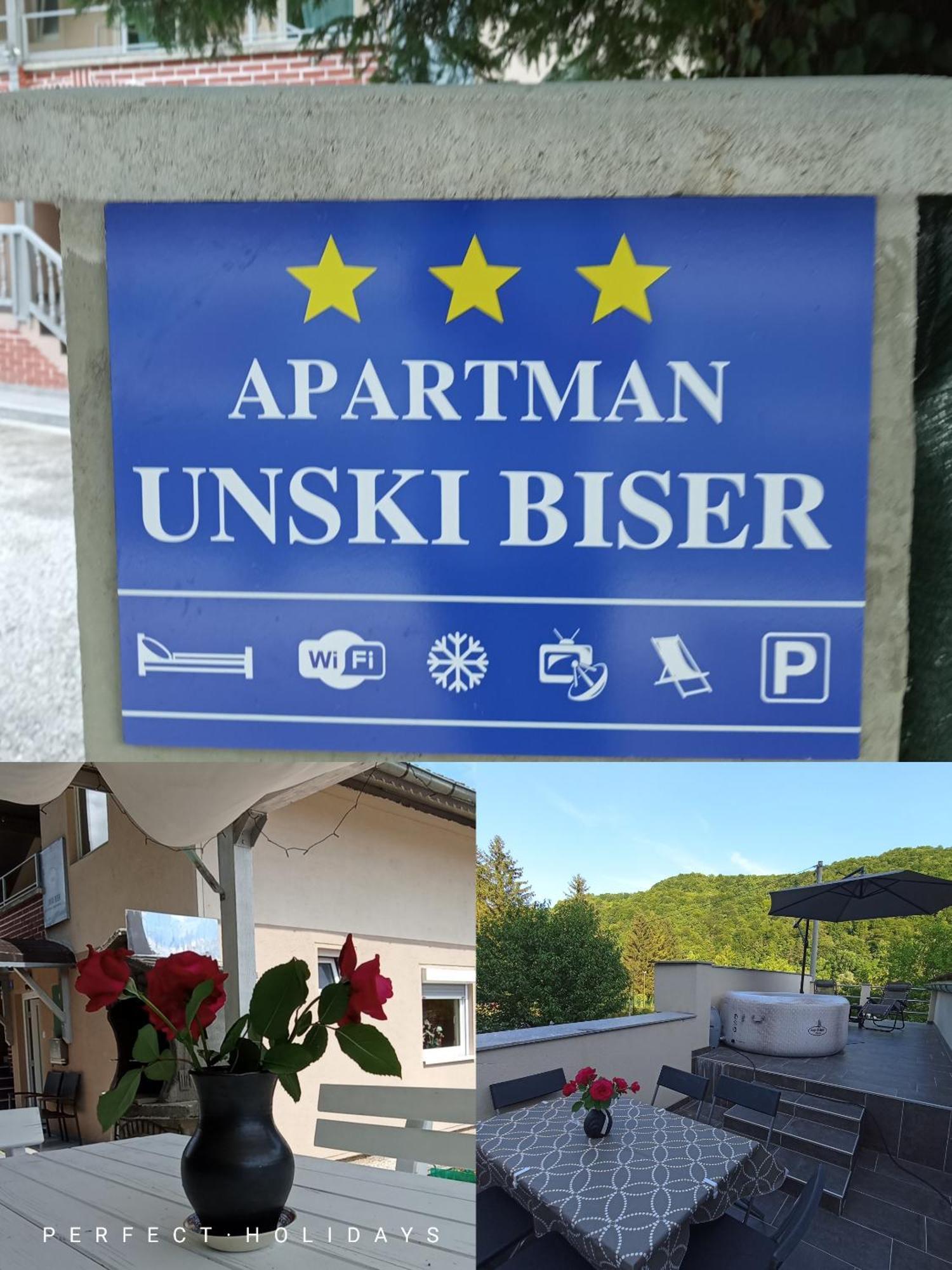 Apartmani Unski Biser ซาซิน ภายนอก รูปภาพ